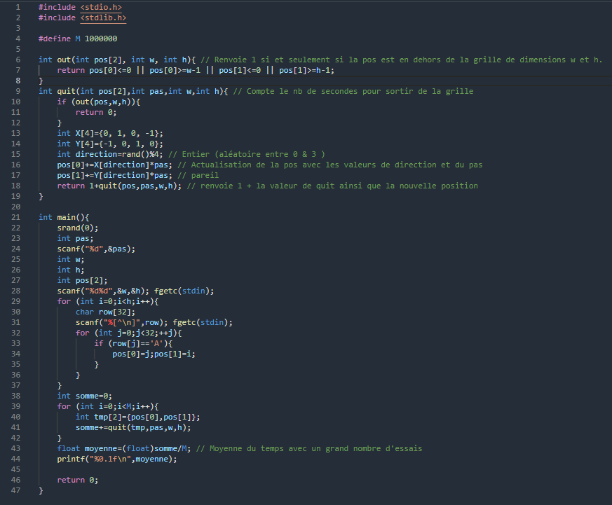 Résolution du Markov Ants