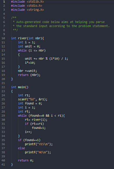 Autre solution de The River II